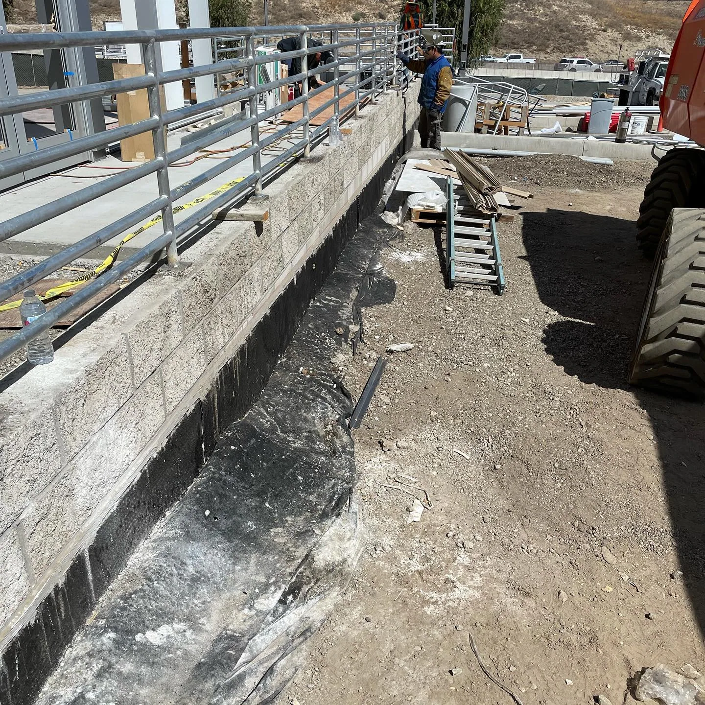 Audi Calabasas Retaining Walls project view 3