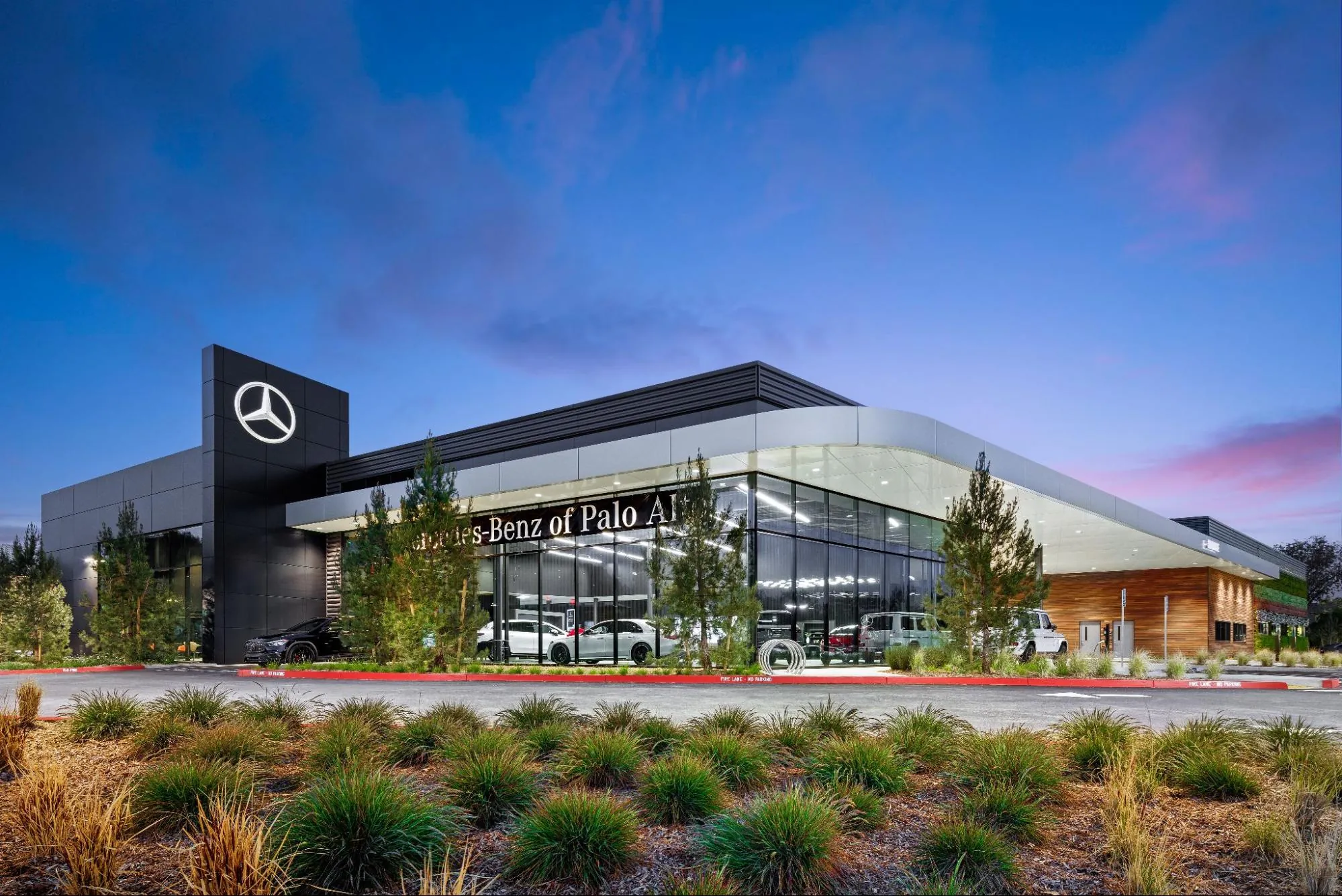 Mercedes-Benz Dealership Palo Alto project view 3